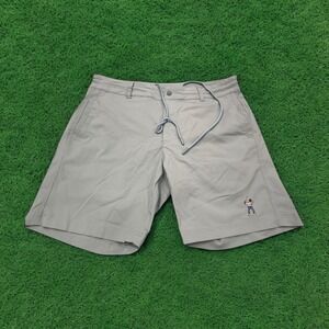 Eastside Golf Core Woven Shorts Mens Size Medium Logo Spell‎ out Green Outdoor